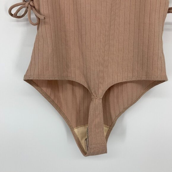 Privacy Please Revolve Bodysuit Top Mission Ribbed Thong VNeck - Picture 12 of 12